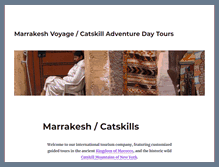 Tablet Screenshot of marrakeshvoyage.com